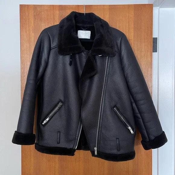 Zara Shearling Jacket - Picture 1 of 3